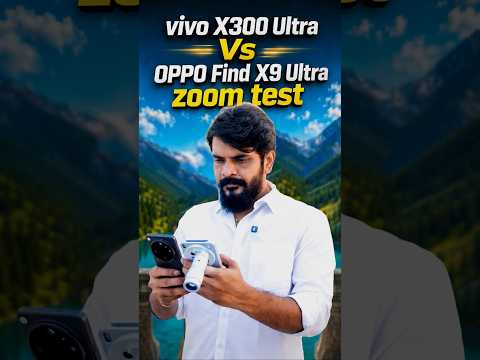 OPPO Find X9 Ultra Vs vivo X300 Ultra | Who win's the Zoom Test?👀 #ZoomTest #FindX9Ultra #X300Ultra