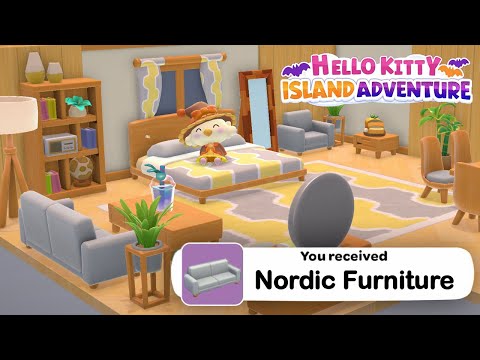 How to get all the Nordic Furniture 🪑 Hello Kitty Island Adventure