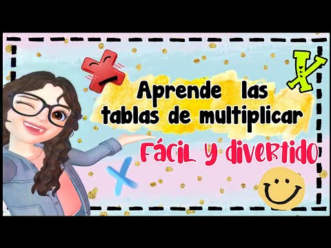 Cómo enseñar las tablas de multiplicar de forma fácil  😊 Rap de las tablas de multiplicar