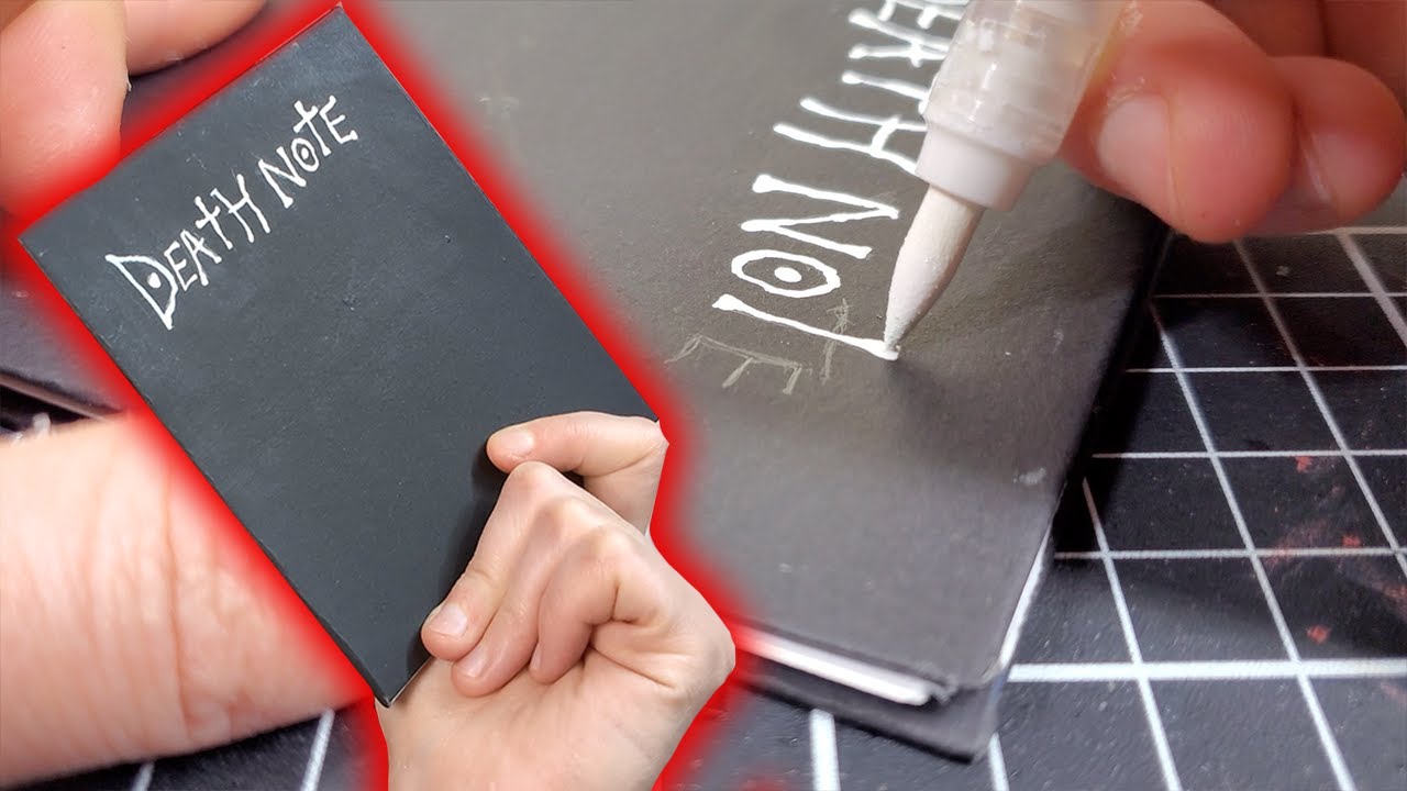 DIY Death Note Sketchbook | Easy Anime Book From Scratch | DIY Beginner Friendly Cosplay Prop