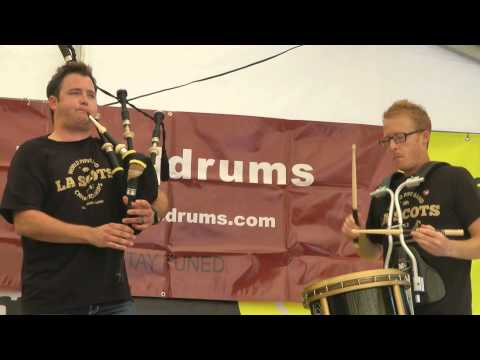 Colin Armstrong & Glen Kvidahl (3 of 4) LA Scots at Piping Live 2012