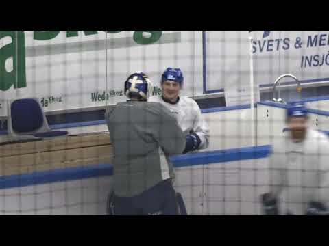 Axel Brage Mic'd up under träning säsongen 2020-2021