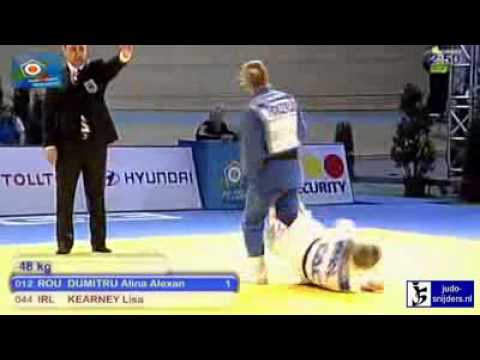 Judo 2010 European Championships Vienna Alina Dumitru (ROU) - Lisa Kearney (IRL) [-48kg]