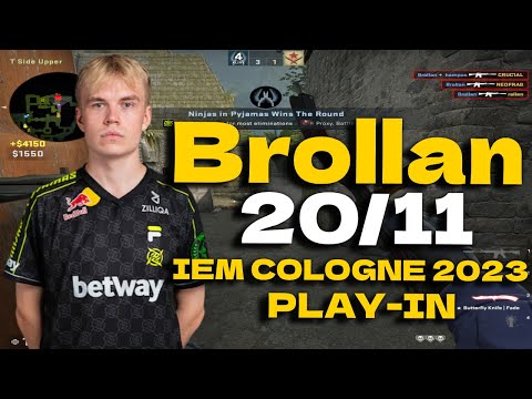 CSGO POV NIP Brollan (20/11) vs Into the Breach (ANCIENT) @ IEM Cologne 2023 Play-in