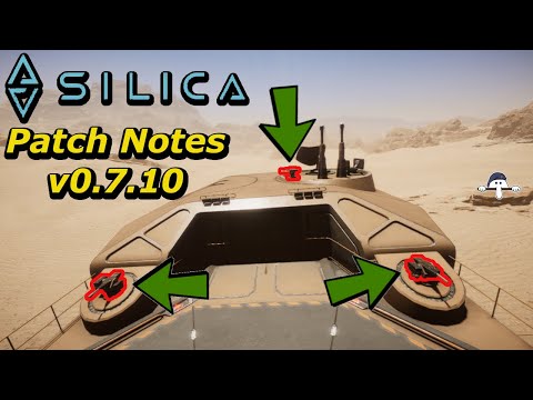 More Fixes! Silica v0.7.10 Patch Notes Breakdown - Harvester Shoot Gun? w/PCSpacegoon