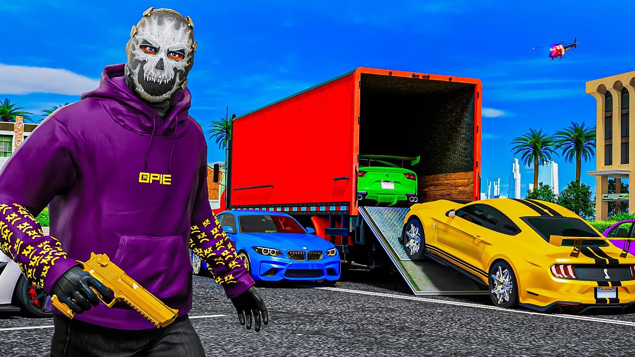Secret Truck Steals Cars In GTA 5 RP