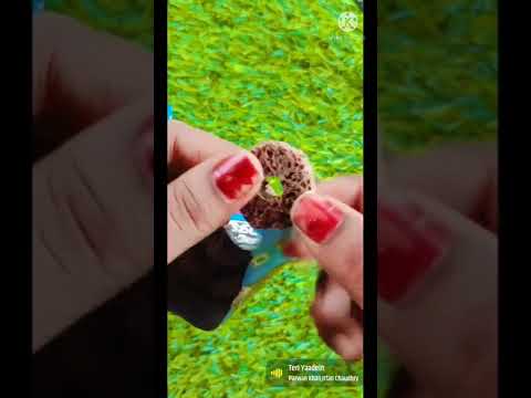 Choco Rings l crispy crunchy chocolate snack #shorts