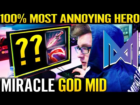 🔥 MIRACLE 100% Most Annoying Mid Hero - Hard Practice Puck For Wild Card Major 7.29 Dota 2 Pro Guide