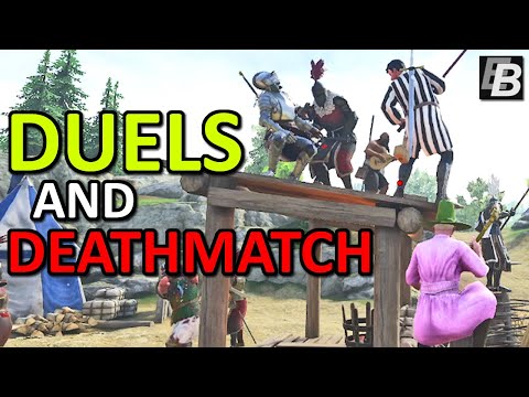 Chill Mordhau Duels - Full Deathmatch Round on a Duel Server | Quarterstaff Gameplay