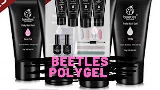 Beetles Thanksgiving Nails Part 2 : Testing Beetles Polygel