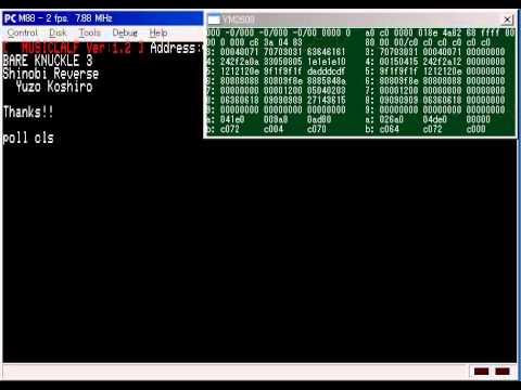 SEGA Streets of Rage 3 Shinobi Reverse.(ベアナックル3)