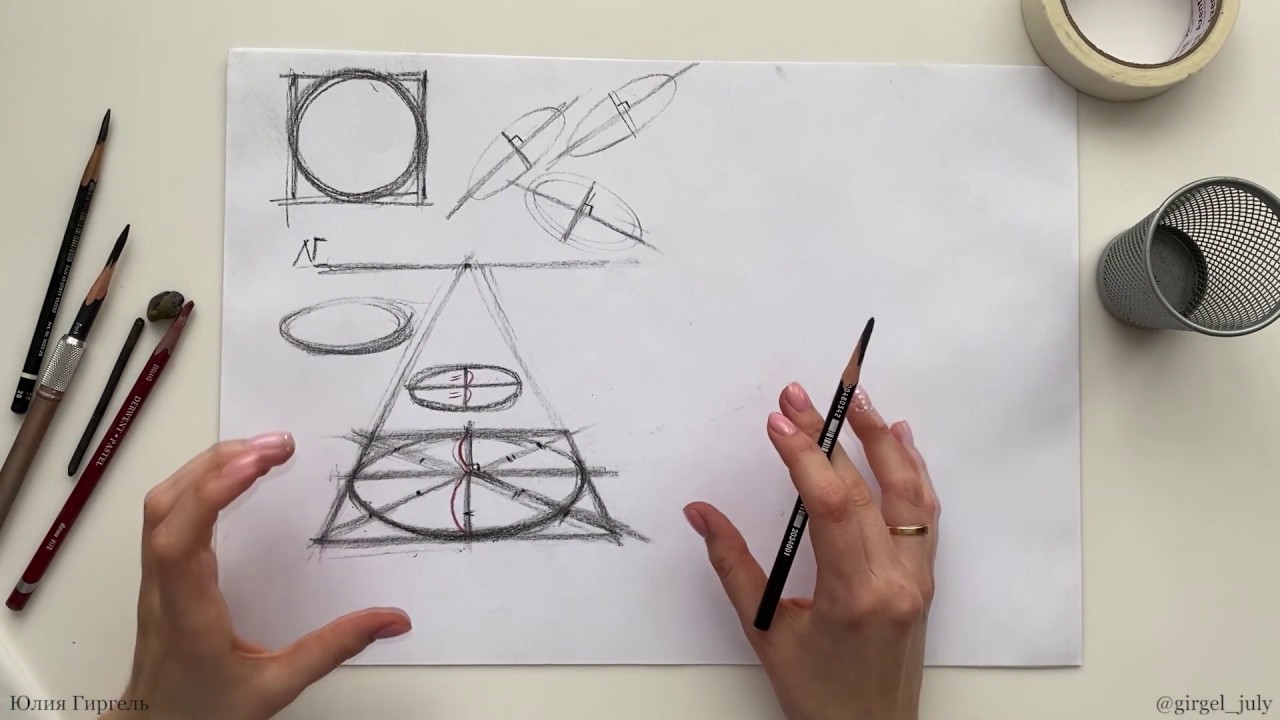 Как просто рисовать эллипсы