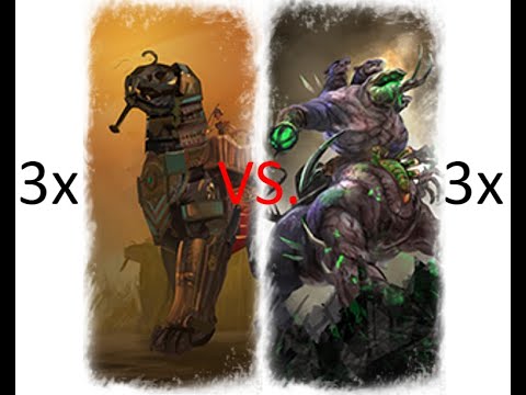 Can 3 Warsphinxs Beat 3 Hell Pit Abominations in Total War: Warhammer 3?