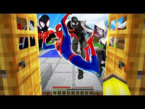 ÖRÜMCEK ADAM GRUBU EVİMİ ZİYARET ETTİ! 😱 - Minecraft