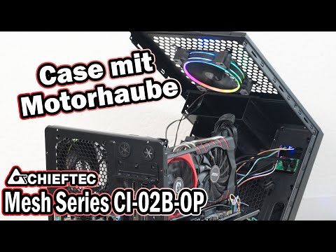 Chieftec CI-02B-OP kompiuterio dėklas Cube Juodas video