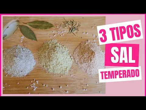 3 TYPES OF SEASONED SALT | Herbal salt, gold salt and spicy salt - Reduce salt without sacrificin...