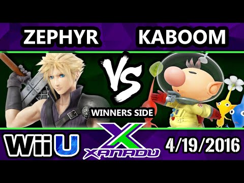 S@X 146 - DG | Zephyr (Cloud) Vs. Kaboom (Olimar) SSB4 Tournament - Smash Wii U - Smash 4