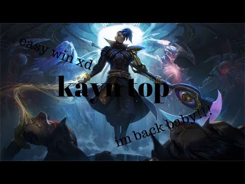 kayn top got me to gold xd