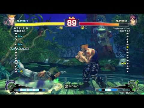 ACE・EIRIN [Guile] vs frostmaelstrom [Fei] SSF4 Japanese Online Ranked Matches - Xbox Live