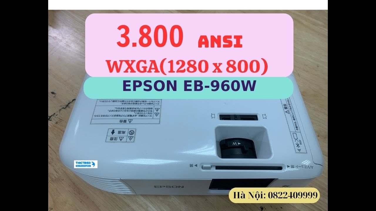 Máy chiếu cũ EPSON EB-960W giá rẻ (X4Z5700039)