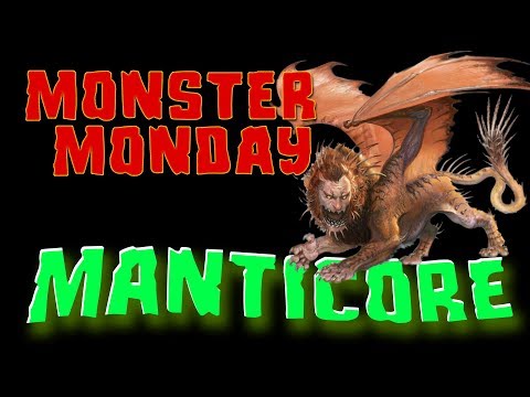 Monster Monday: Manticore - D&D, Dungeons & Dragons