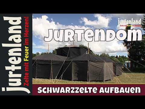 Der Jurtendom, eine Jurtenburg aus 7 Jurten - Jurtenland