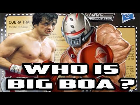 History and Origin of GI Joe's BIG BOA And The Story of Sylvester Stallone's ROCKY BALBOA in GI Joe!