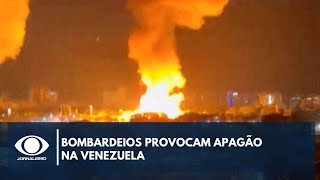Bombardeios provocam apagão na Venezuela