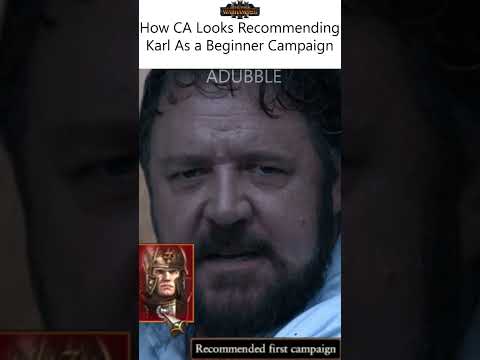 CA Recommending Karl Franz as a Beginner Campaign in Total War Warhammer 3