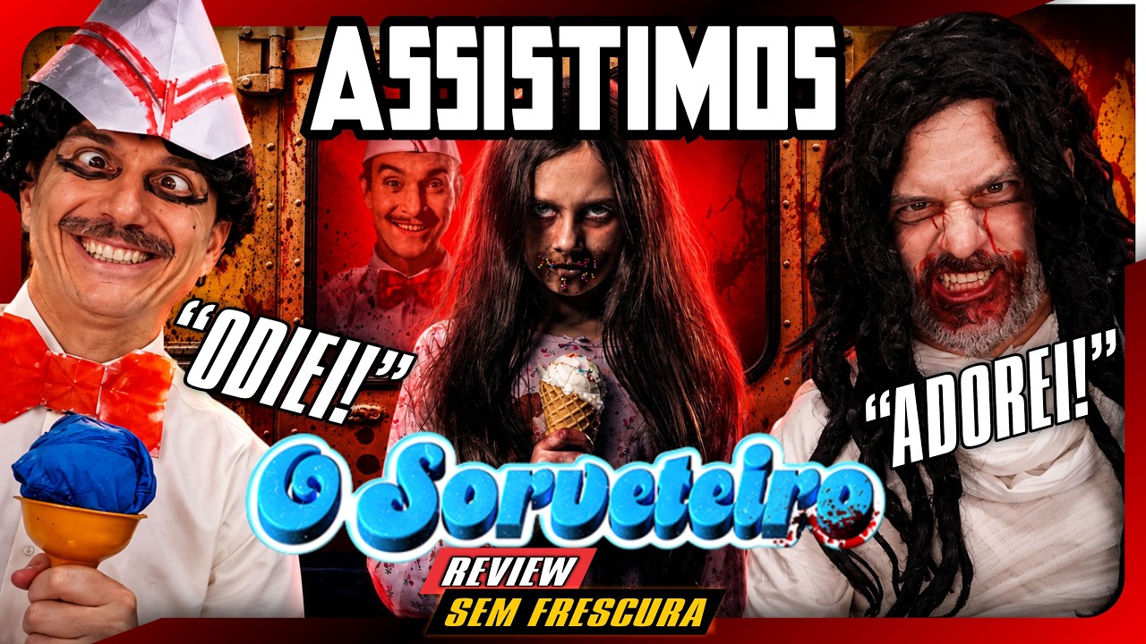 UM ODIOU E O OUTRO ADOROU! 🍦🩸 REVIEW: O SORVETEIRO (2026) + TRETA NO ESTÚDIO #osorveteiro
