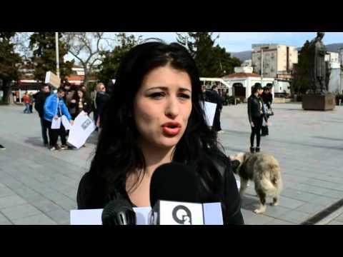 Протест против труење на животните во Охрид