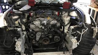 Infiniti G37 VQ37VHR timing chain, water pump, oil gallery gaskets