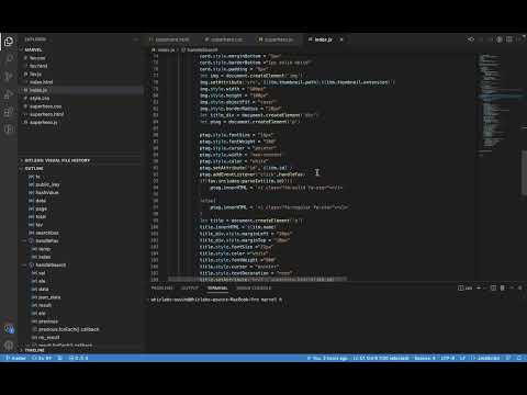 Marvel Super Hero App Using Marvel Developer Api Javascript Cssanimation Css Vanillajavascript