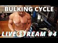 BULK CYCLE LIVE STREAM 4 | BEST STEROID FOR BEGINNERS | UNDER ARMOUR MASK | FAV SHOULDER EXERCISES