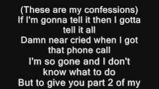 glee-its my life/confessions with lyrics