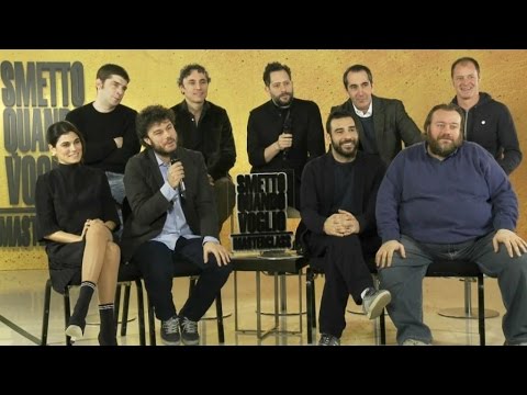 Smetto quando voglio - Masterclass: Intervista di Coming Soon a Edoardo Leo e al cast del film | HD