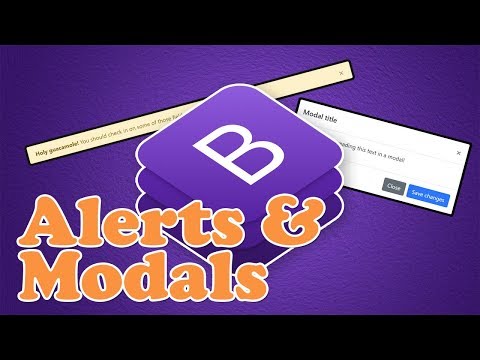 Bootstrap 4 Alerts & Modals | BOOTSTRAP 4 TUTORIAL