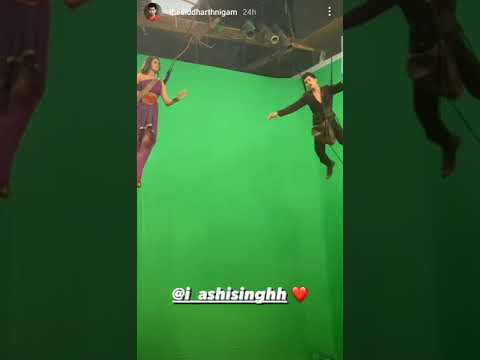 Aladin set ki VFX shot..sehjadi Yasmin aur kale chur.💕 #ashisingh#sidharthnigam#aladin#smiley_manini