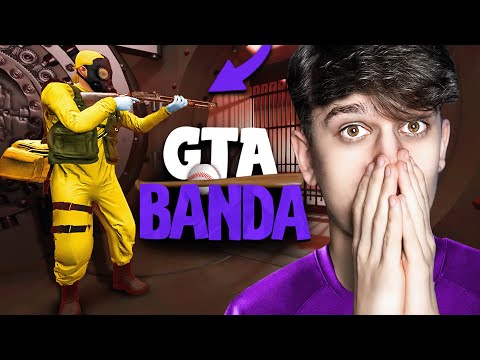 GTA V BANDA #108 - NAPAD NA BANK CENTRALNY😱