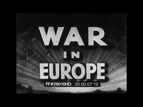 " WAR IN EUROPE " 1939 CASTLE FILM WWII   GERMANY INVADES POLAND   FRANCE & UK DECLARE WAR   29010