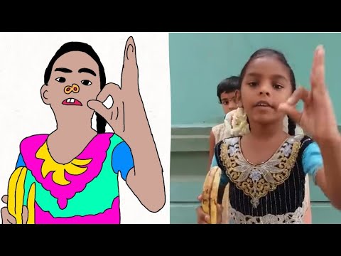 1st Class Fruits |Apple Apple Red Red Apple By Sreenivasulu | Funny Drawing art meme Video.part 2