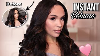 SAY GOODBYE TO THIN HAIR: Voluminous Looks with Clip-In Extensions | Ft. Mhot Hair