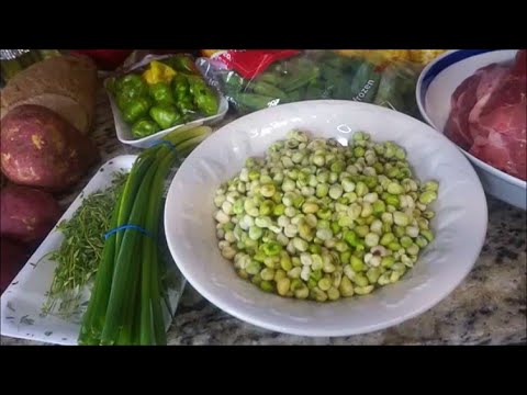 How to cook jamaican Green gungo peas soup| Peas soup recipe