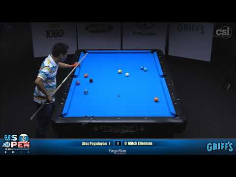 2018 US Open 10-Ball (Hot Seat Match): Alex Pagulayan vs Mitch Ellerman