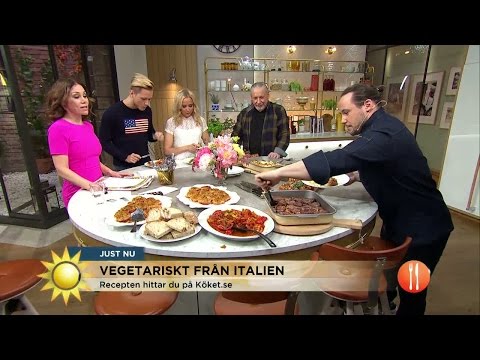Så tillagar du läcker italiensk veggomat - Nyhetsmorgon (TV4)