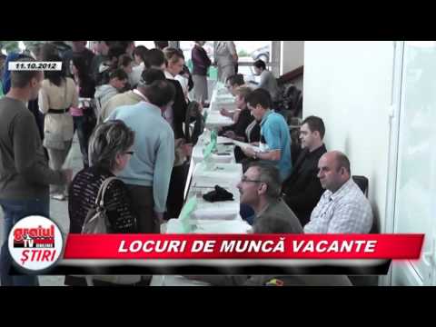 LOCURI DE MUNCA VACANTE