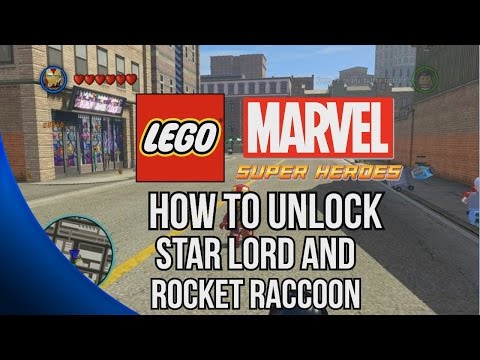 How to Unlock Star Lord and Rocket Raccoon - LEGO Marvel Super Heroes