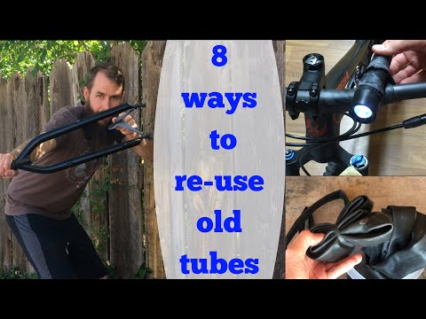 8 Ways to re-use old inner tubes | Cycling hacks