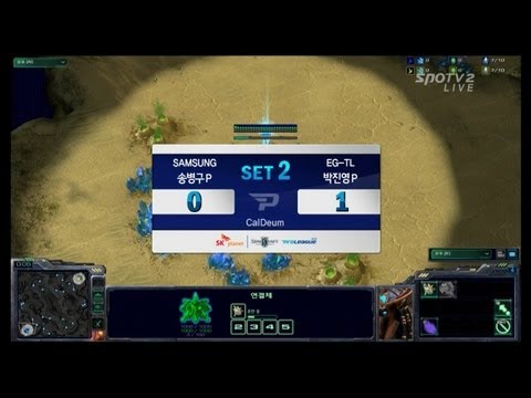SPL [12.18]  stork(Samsung) vs JYP(EGTL) 2SET / CalDeum - Starcraft 2