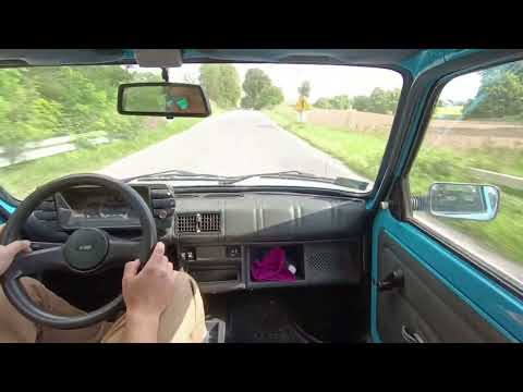 Fiat 126p EL -  Evening Cruise | POV